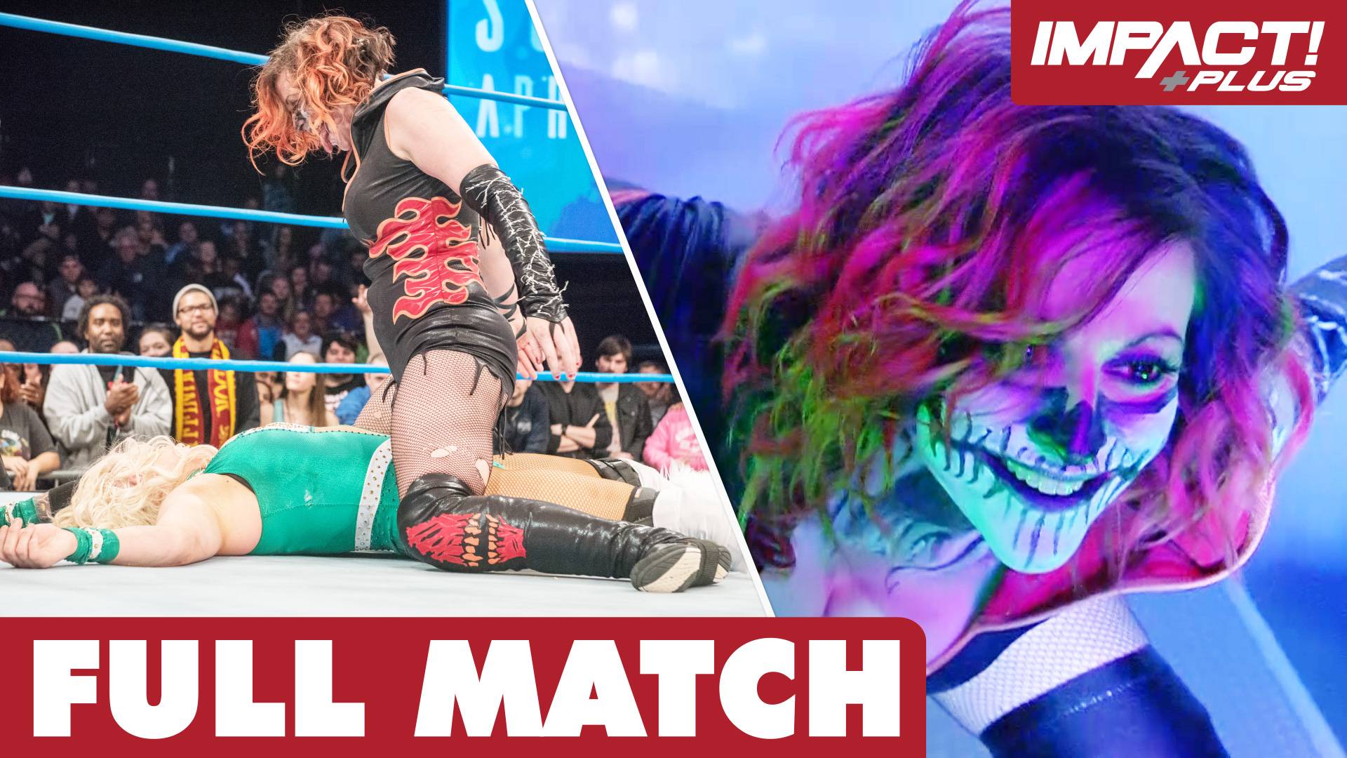 Rosemary vs Taya Valkyrie Demon’s Dance Match IMPACT Wrestling