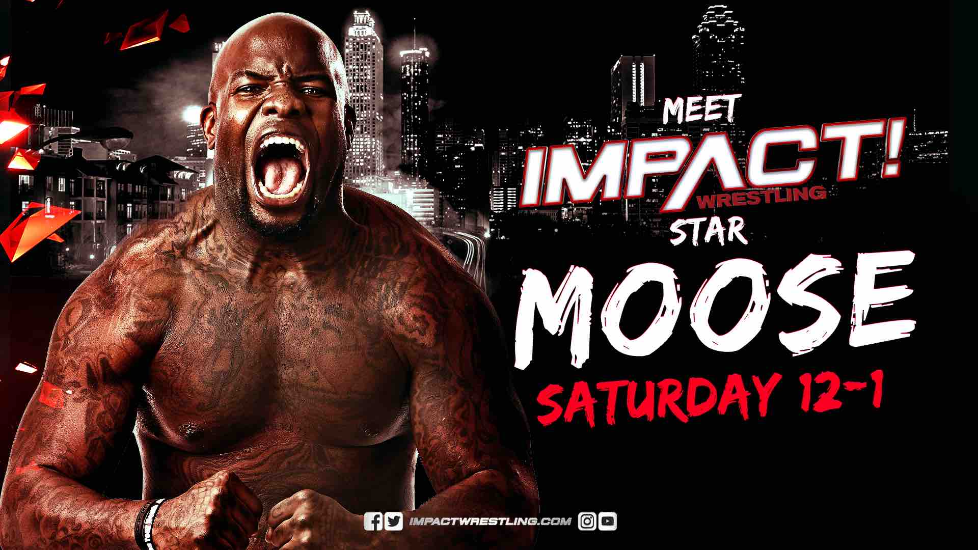 Meet Moose at Sports & Social Atlanta – IMPACT Wrestling