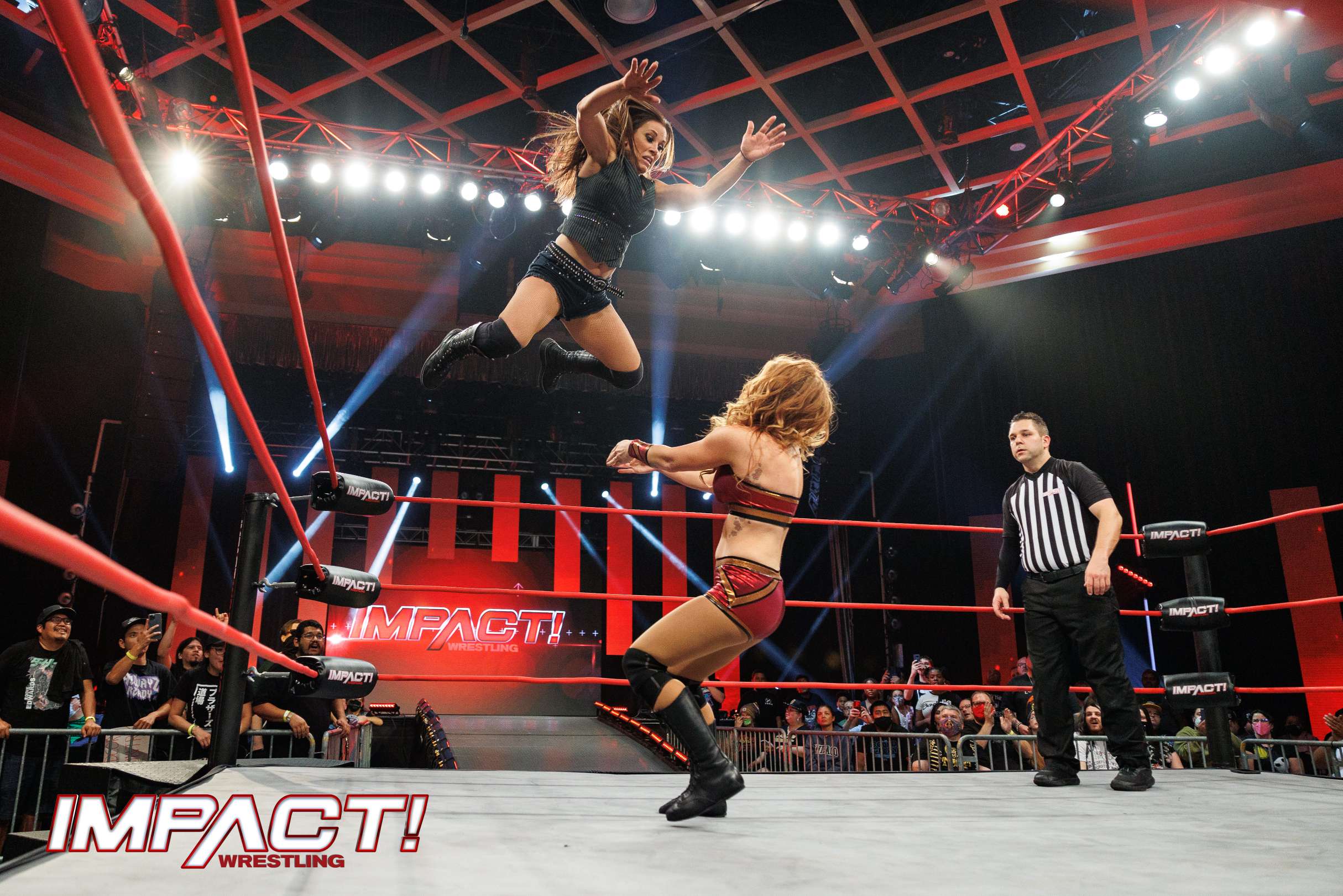 Tna Knockout Nude Mickie James Porn - IMPACT! Photos: Mickie James Renews Epic Rivalry With Madison Rayne, Bullet  Club Crashes the Party & More â€“ IMPACT Wrestling
