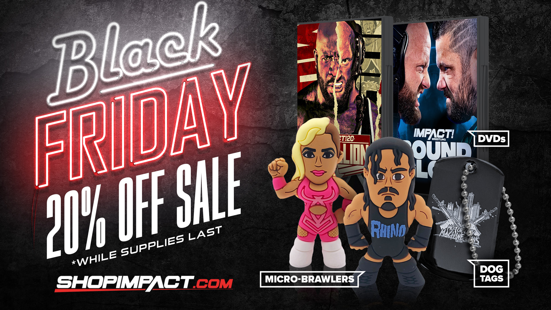 Black Friday Sale on Now at ShopIMPACT.com – IMPACT Wrestling