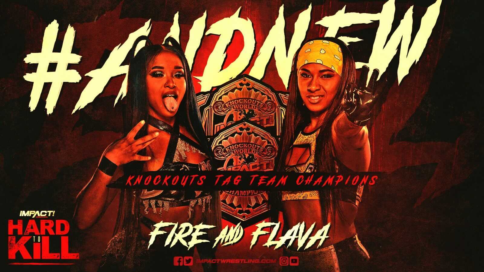 Fire 'N Flava Become New Knockouts Tag Team Champions – IMPACT Wrestling