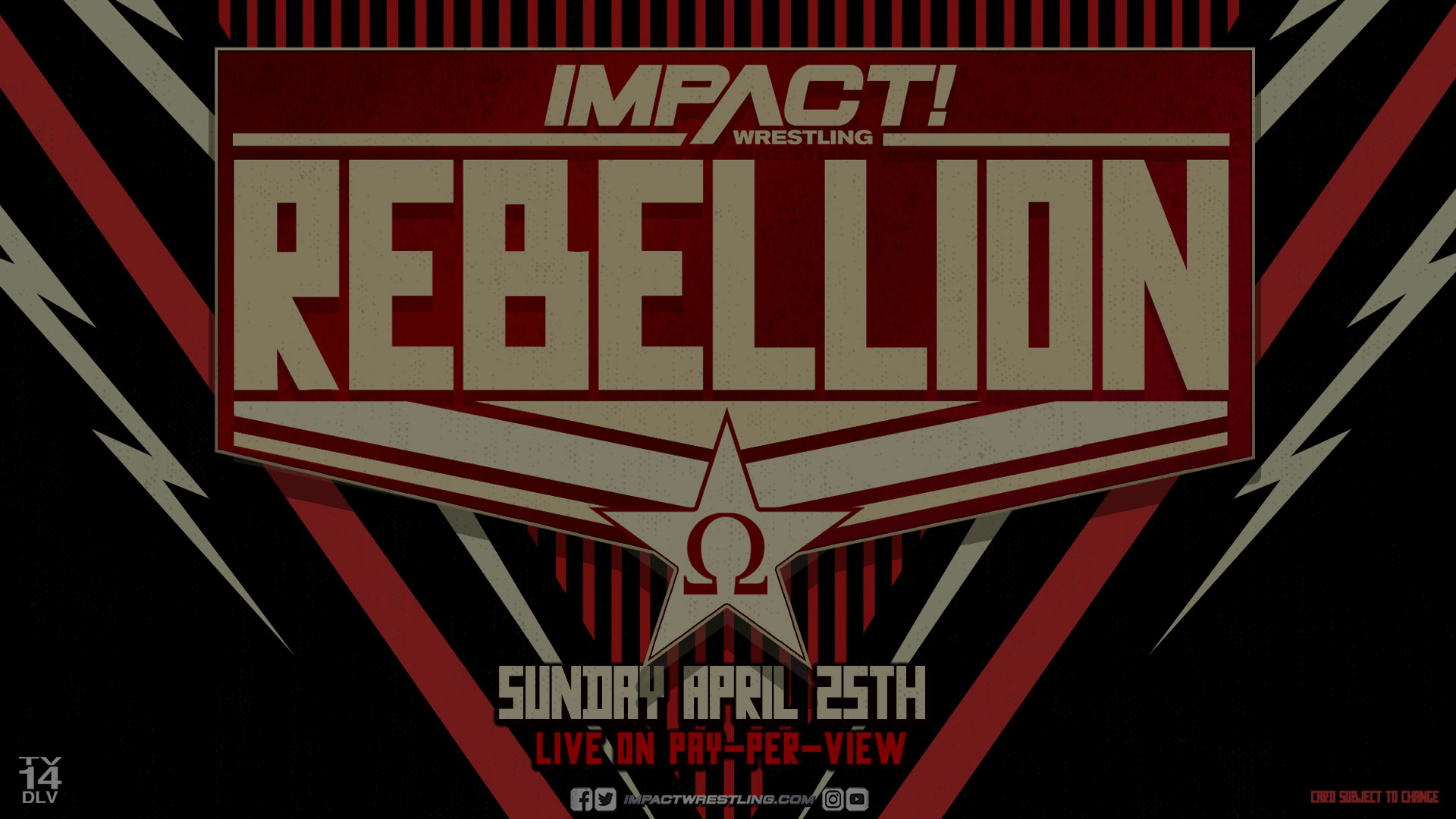 Rebellion Moves to Sunday Night, April 25 IMPACT Wrestling