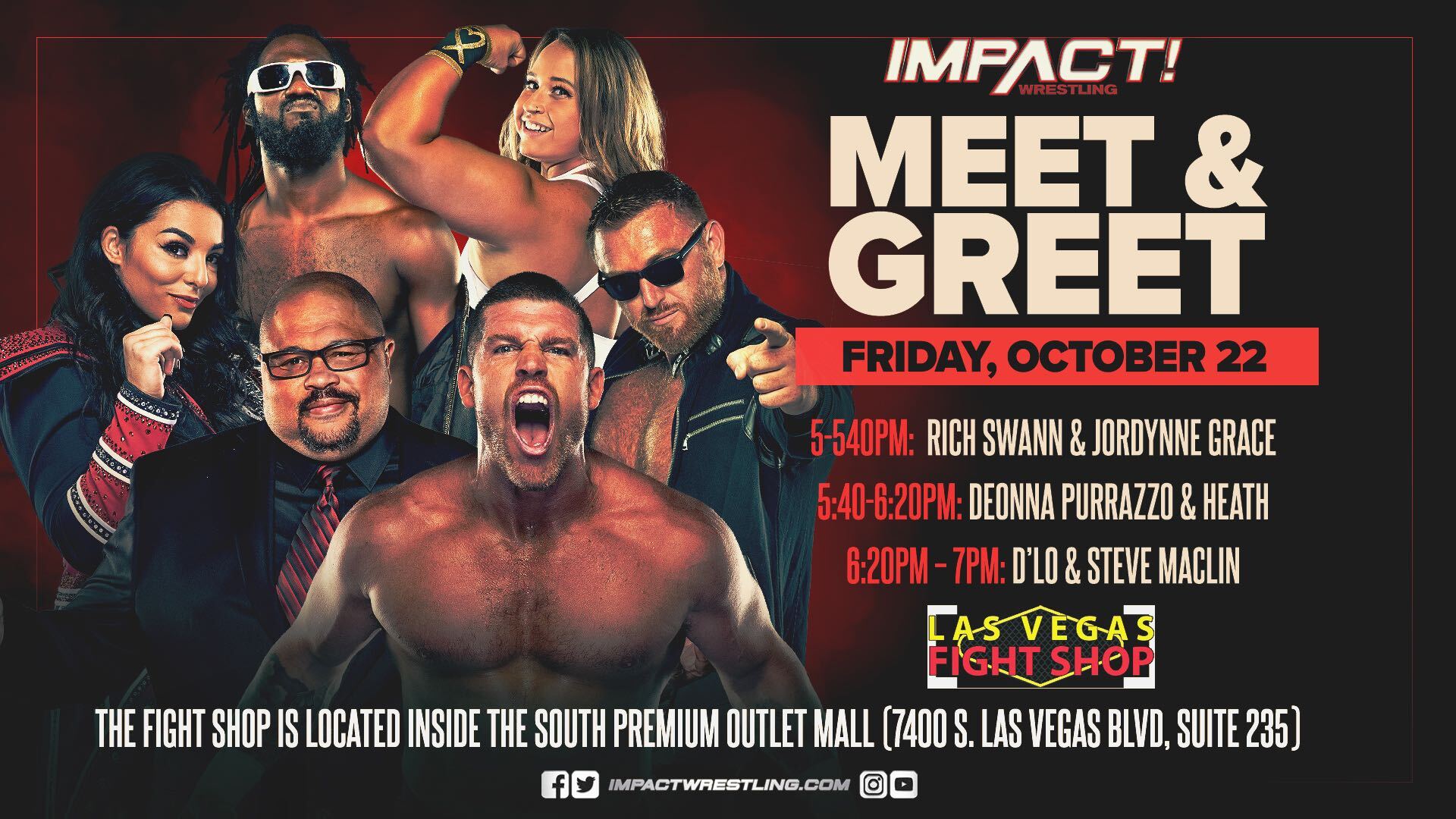 Meet Your Favorite IMPACT Stars During Bound For Glory Weekend in Las