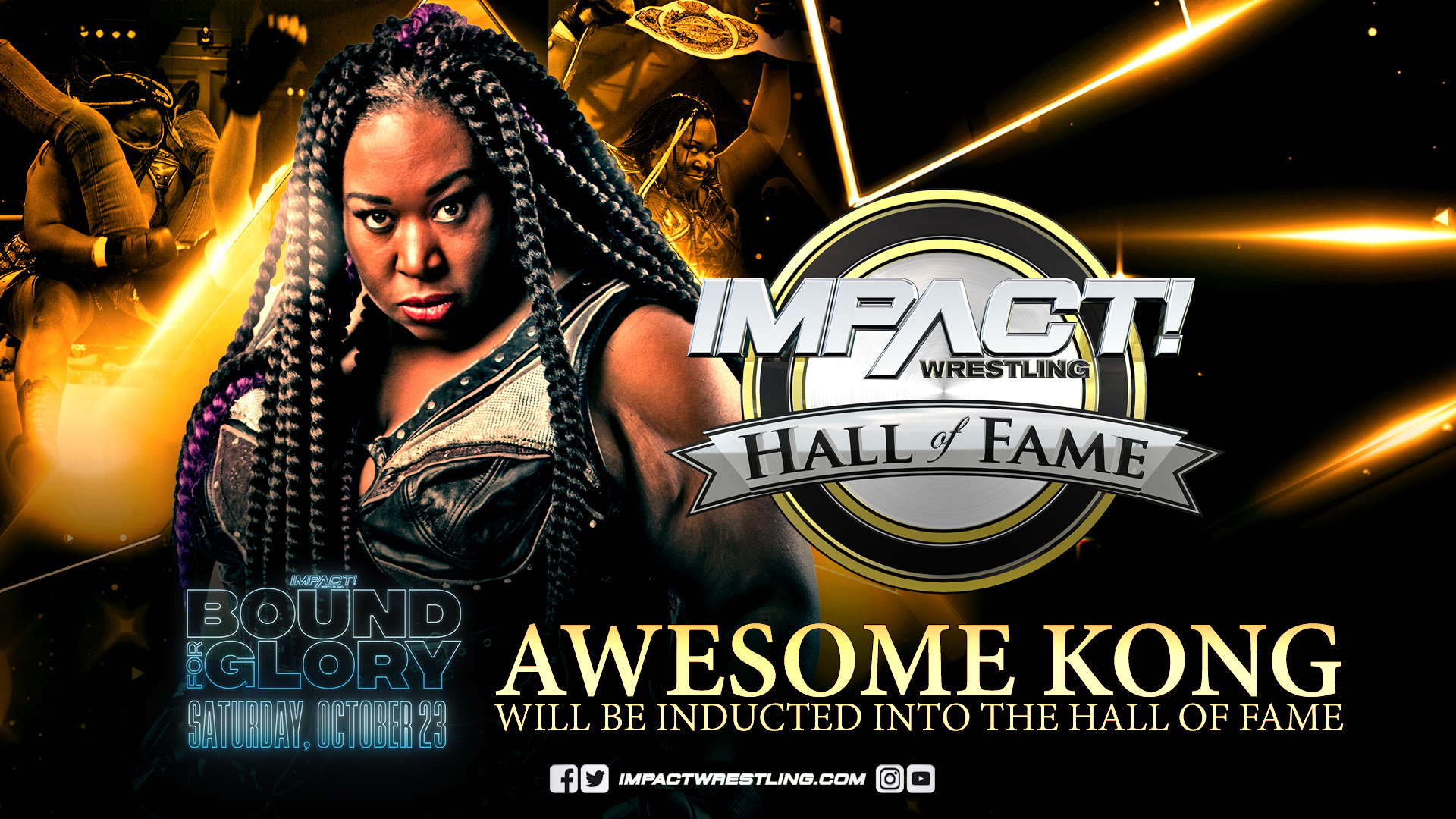 Awesome Kong to Be Inducted Into the IMPACT Wrestling Hall of Fame at