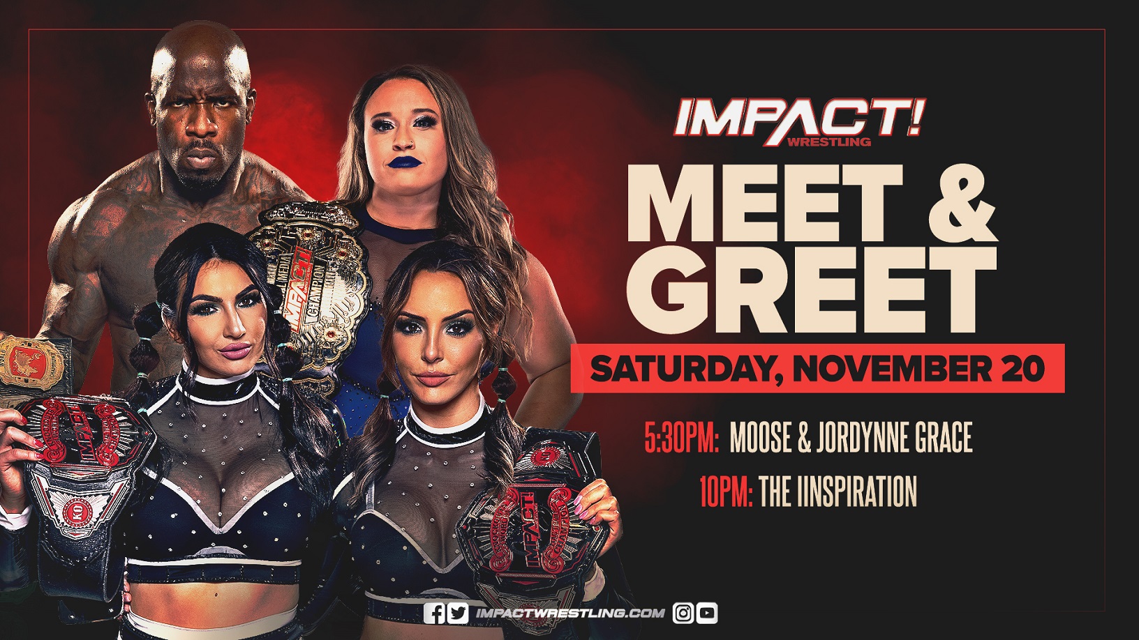 Meet the Stars of IMPACT Wrestling November 2022 at Sam’s Town in Las