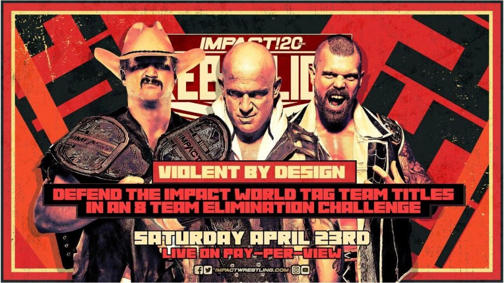 Violent By Design Set To Defend IMPACT World Tag Team Titles In