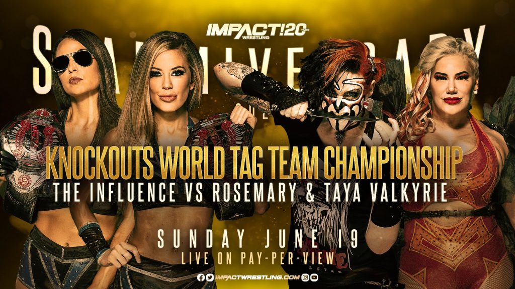 Rosemary Reunites With Taya Valkyrie to Challenge The Influence for the Knockouts World Tag Team