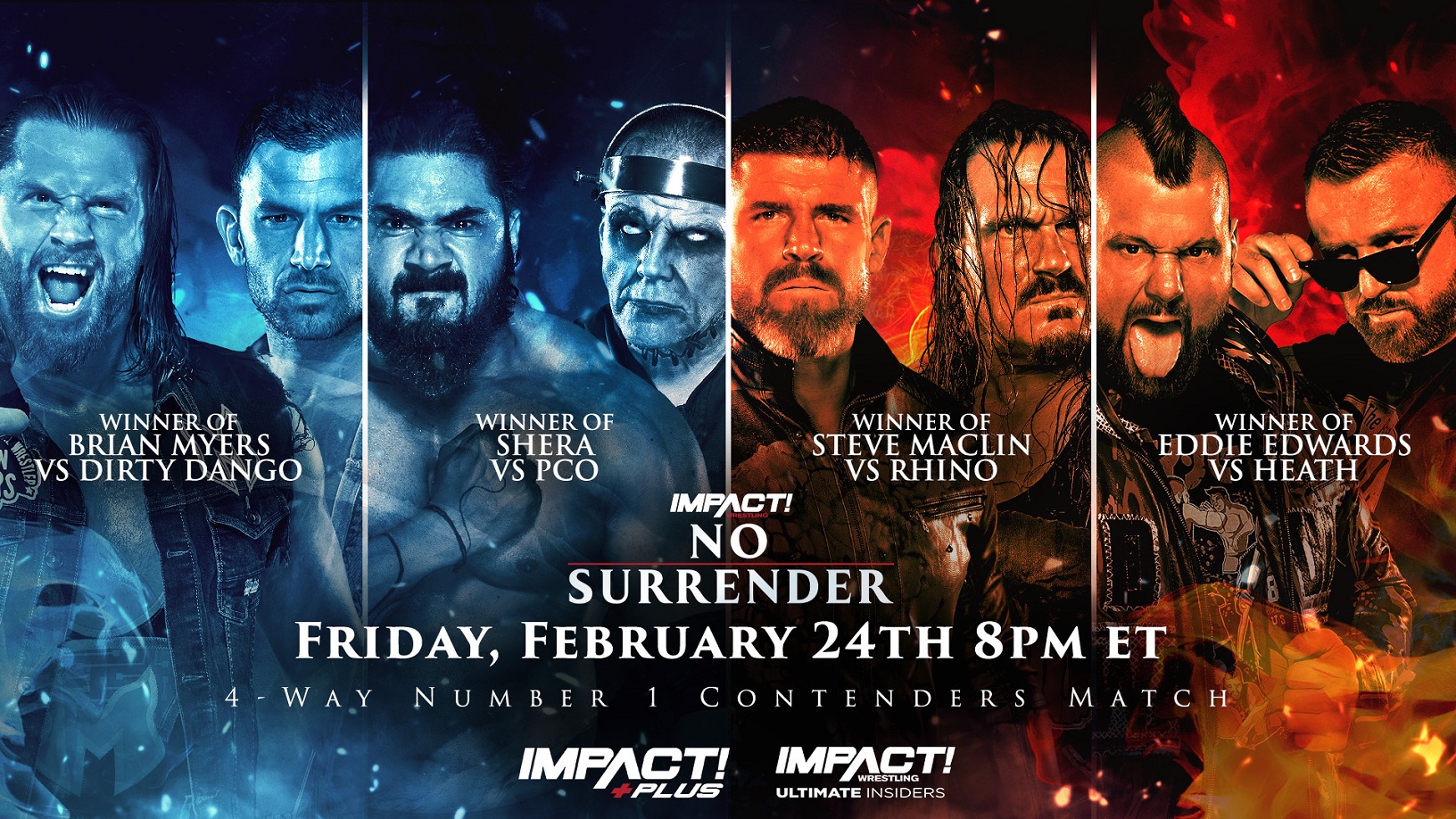 Four of IMPACT’s Best Battle It Out to Become #1 Contender at No Surrender – IMPACT Wrestling