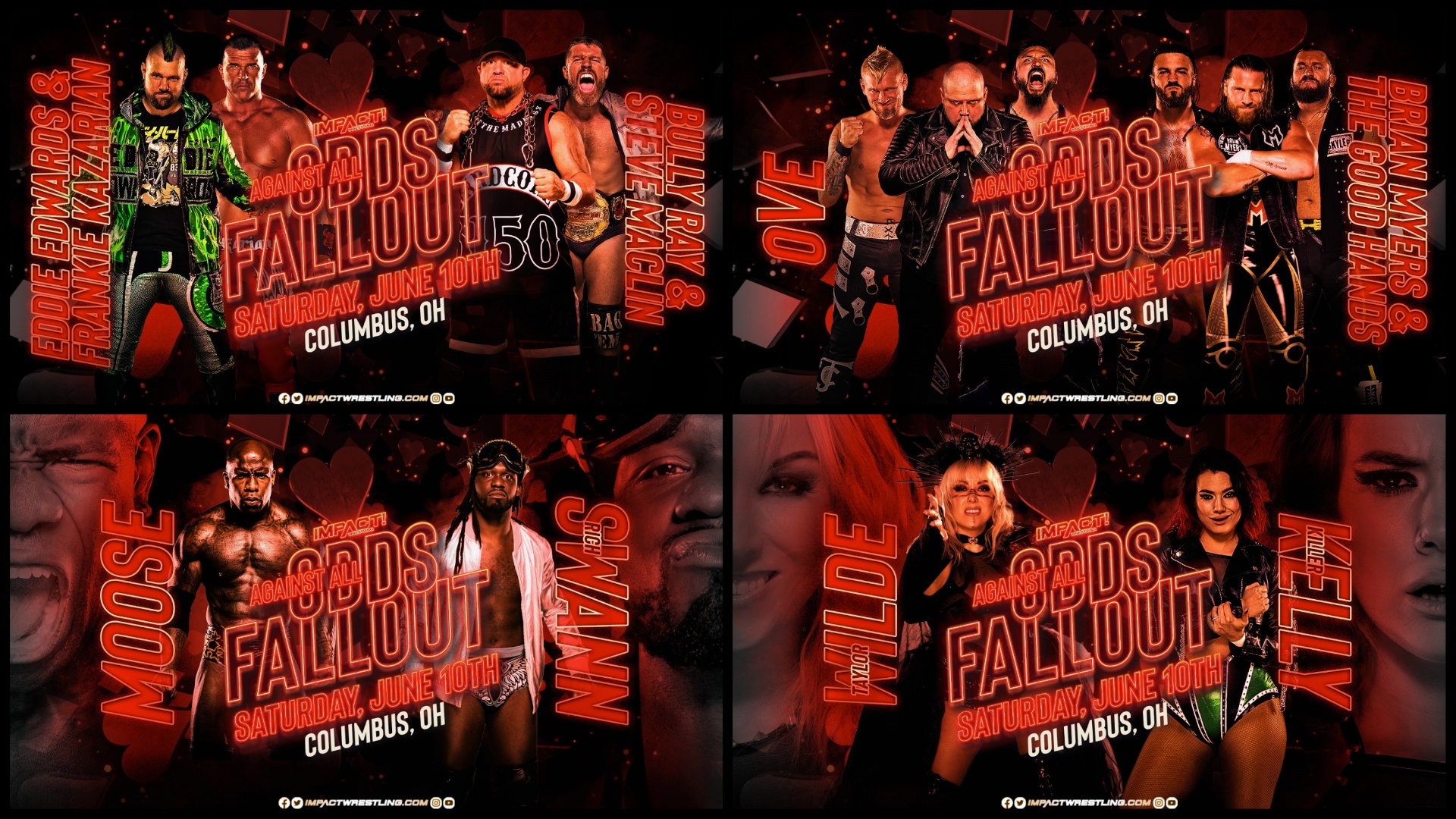 Columbus, Ohio! Don’t Miss These Incredible Matches & More This Saturday at Against All Odds Fallout – IMPACT Wrestling