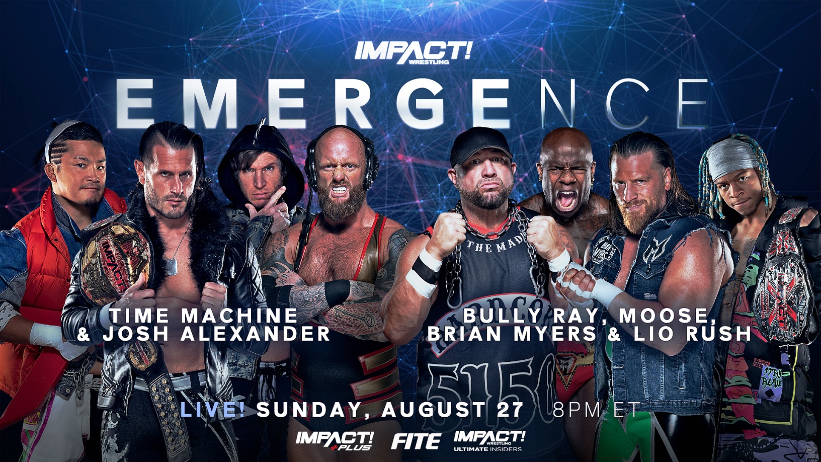 Carte d'IMPACT Wrestling Emergence 2023 CatchNewz